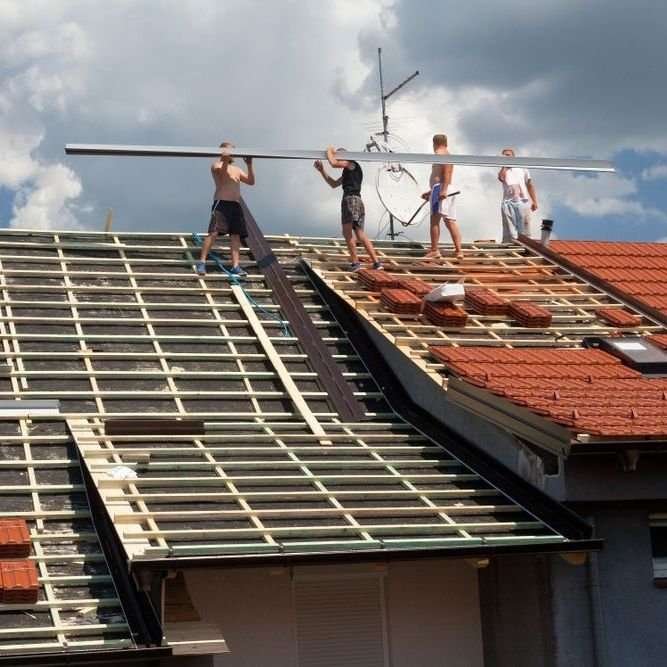 Plat dak Leek opnieuw leggen